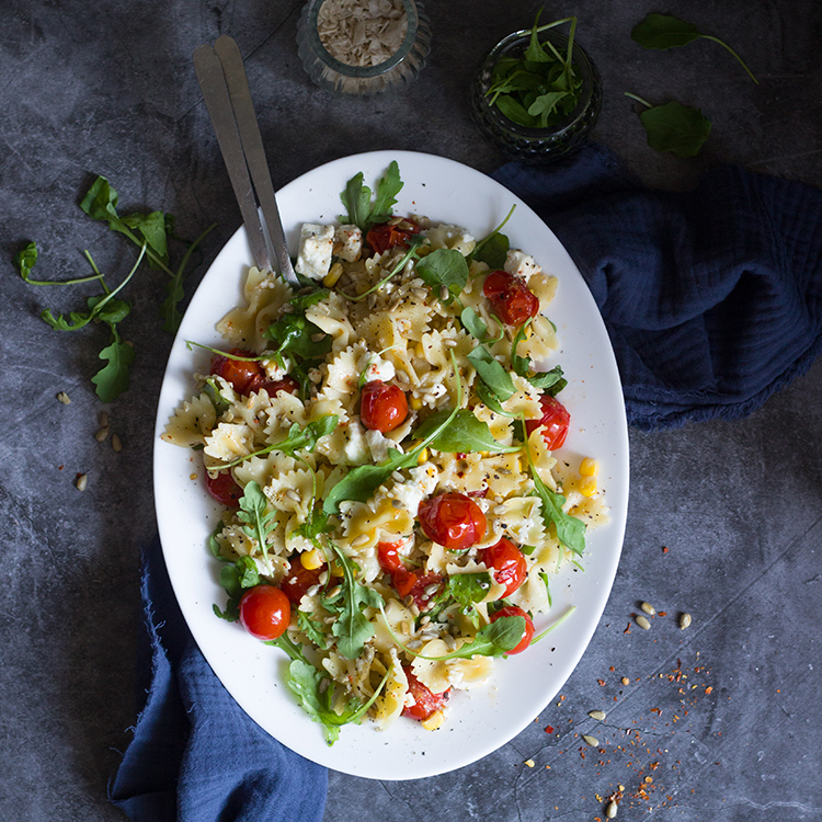 Lauwarme Sommerpasta mit&nbsp;Feta