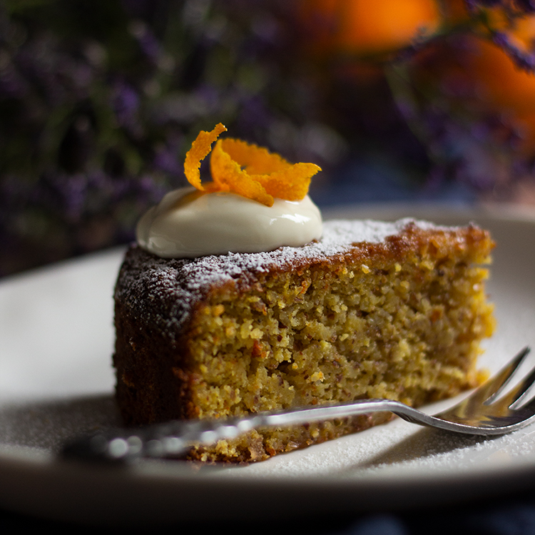 Orangen-Mandel-Kuchen