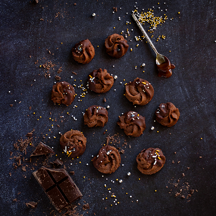 Schoko-Spritzgebäck